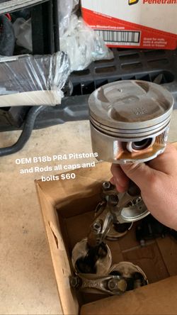 OEM B18b pistons and rods