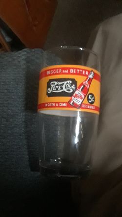 ANTIQUE PEPSI GLASS