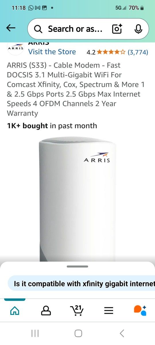 Internet Modem