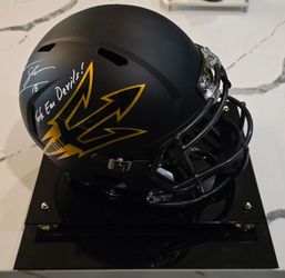 Jake Plummer Autographed ASU Sun Devils Football Helmet w/ Display Case