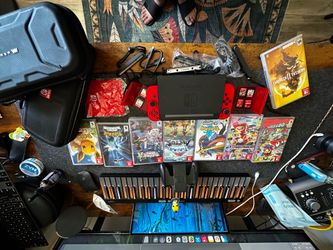 🎮 Nintendo Switch Bundle + 12 Games | Pokémon, Mario Kart, Smash, Odyssey