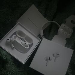 AirPods Pro 2. Featuring Active Noise Cancellation, Transparency Mode, and adaptive audio for crystal-clear listening. Comes with the upgraded MagSafe