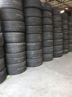 1000 PLUS USED TIRES ON SITE