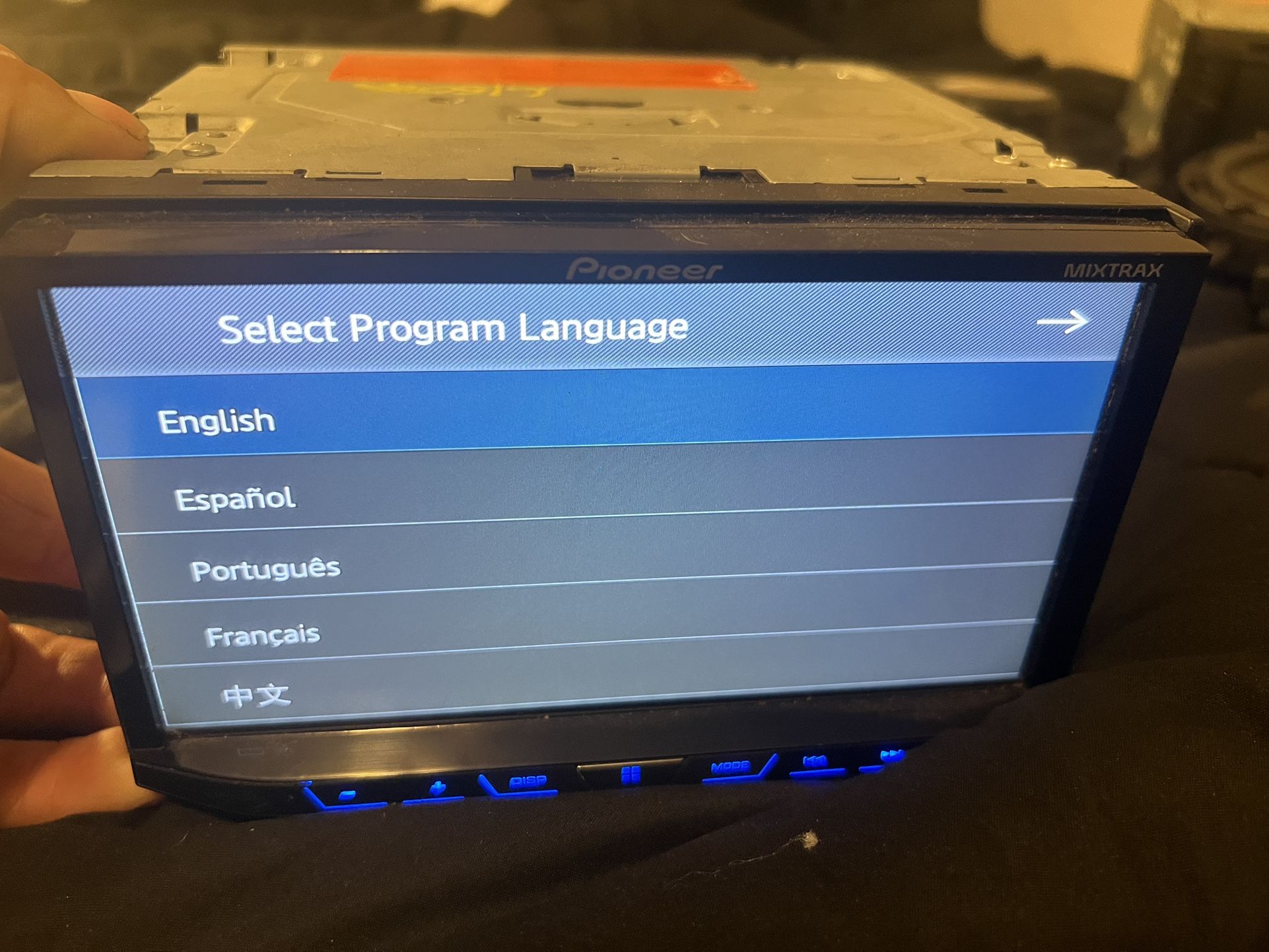 Pioneer Double Din DVD Bluetooth Deck