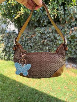 Coach Signature Canvas Small Shoulder Bag