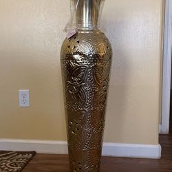 Metal Large Vase $30