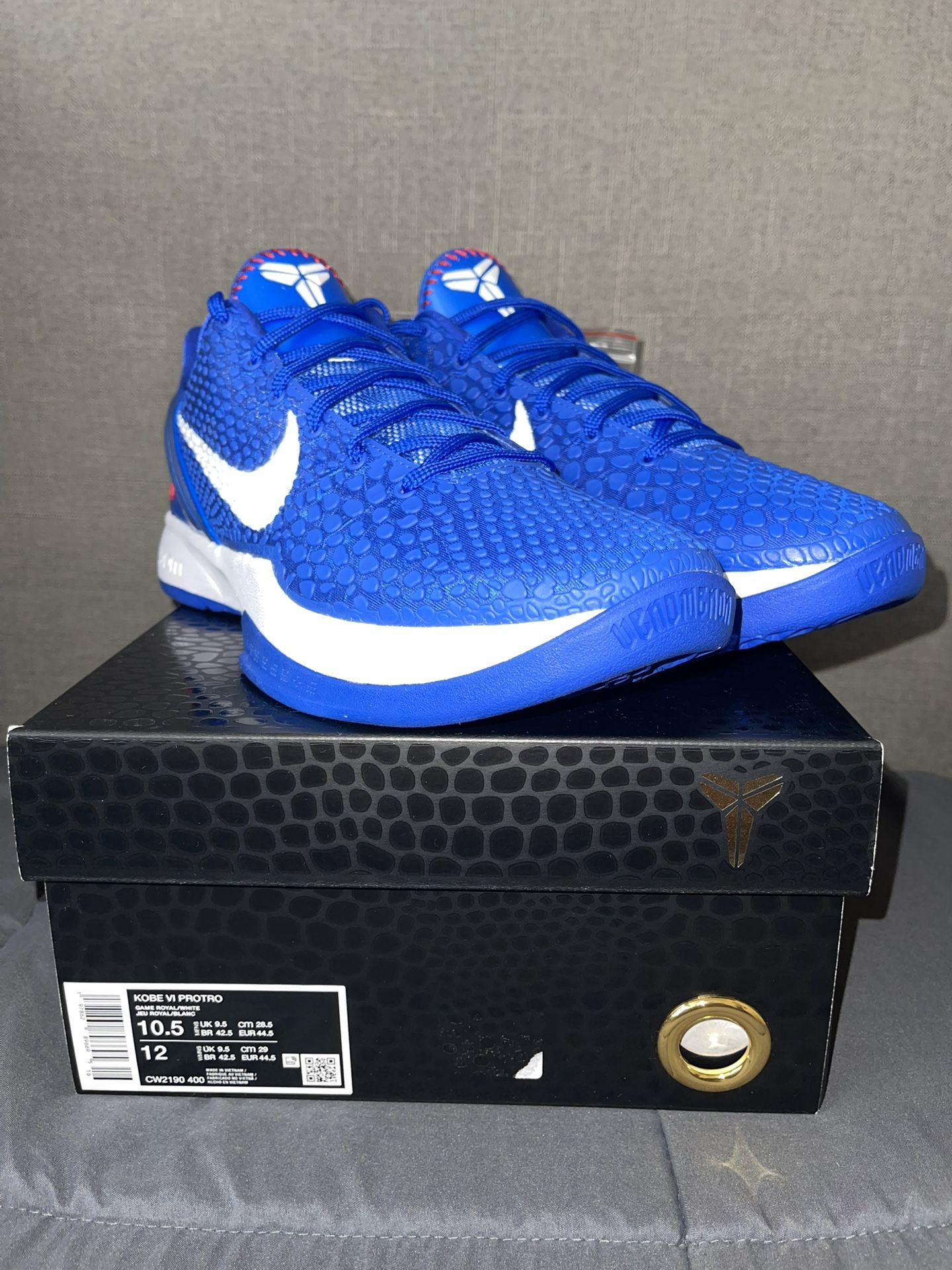Kobe Zoom 6 Dodgers Blue