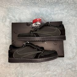 Jordan 1 Travis Scott Black Phantom Size 10.5 Mens