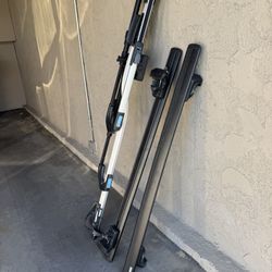 Thule EVO 127cm/50” Wingbar  #711320 And Raised Clamp #710405 Black On Black 