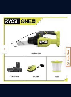 Ryobi ONE+ 18V Cordless Multi-Surface Handheld Vacuum