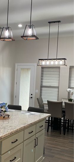 3 light fixtures