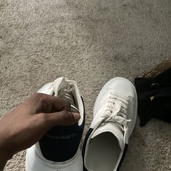 Alexander McQueen white and navy blue size  45(12)