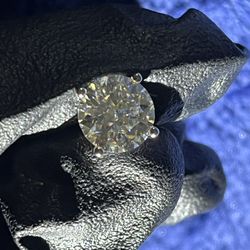 GRA Certified 3ctw Moissanite earrings Clarity IF and Brilliant Cut