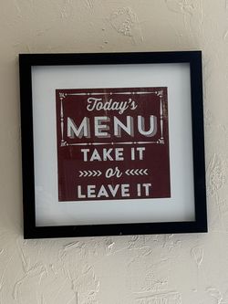 Kitchen wall decor