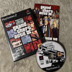 Grand Theft Auto 3 PS2 w manual 