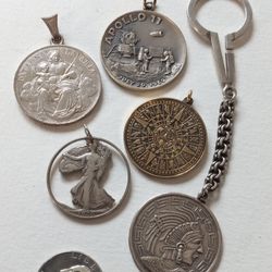 $160/all! Awesome Silver Pendants And Keychain Collection 