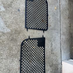 Inside metal window guard police protector