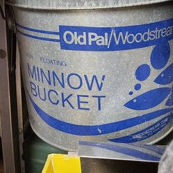 Vintage Minnow Bucket New . 