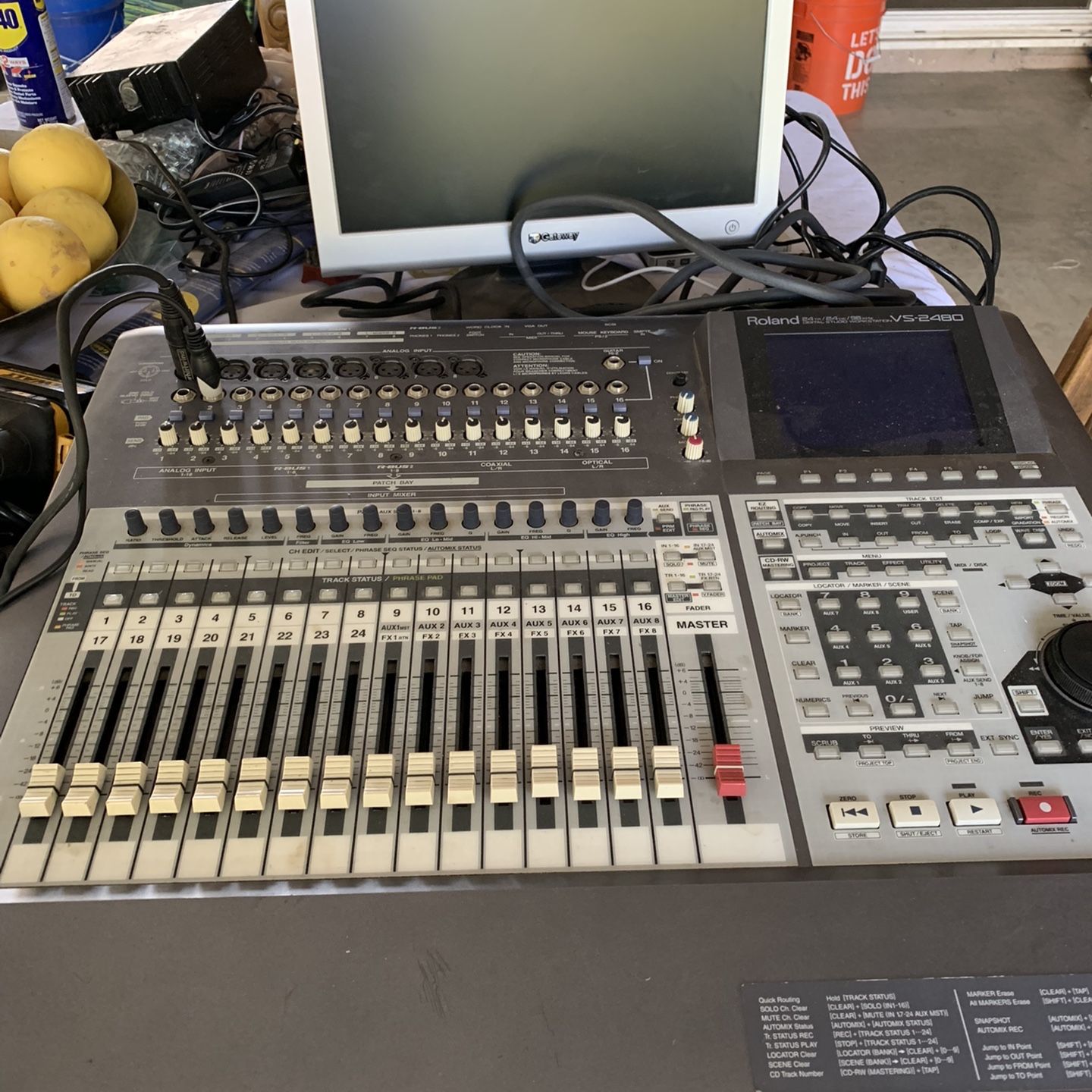 Roland VS-2480 Digital Recorder w/ VS8F-2 Expansion Board for Sale