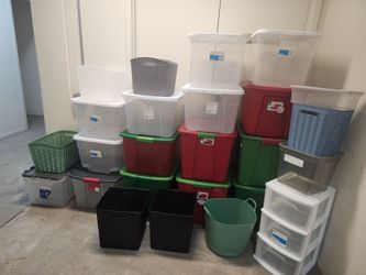 STORAGE TOTES FOR SALE for Sale in Hillsborough, CA - OfferUp