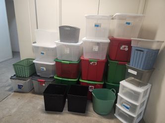 Storage totes online on sale