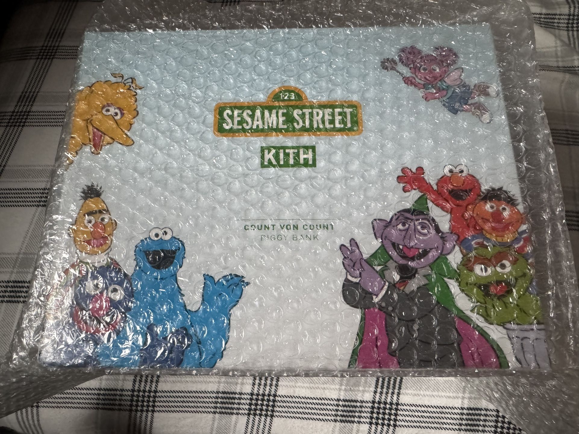Kith x Sesame Street Count Von Count Piggy Bank