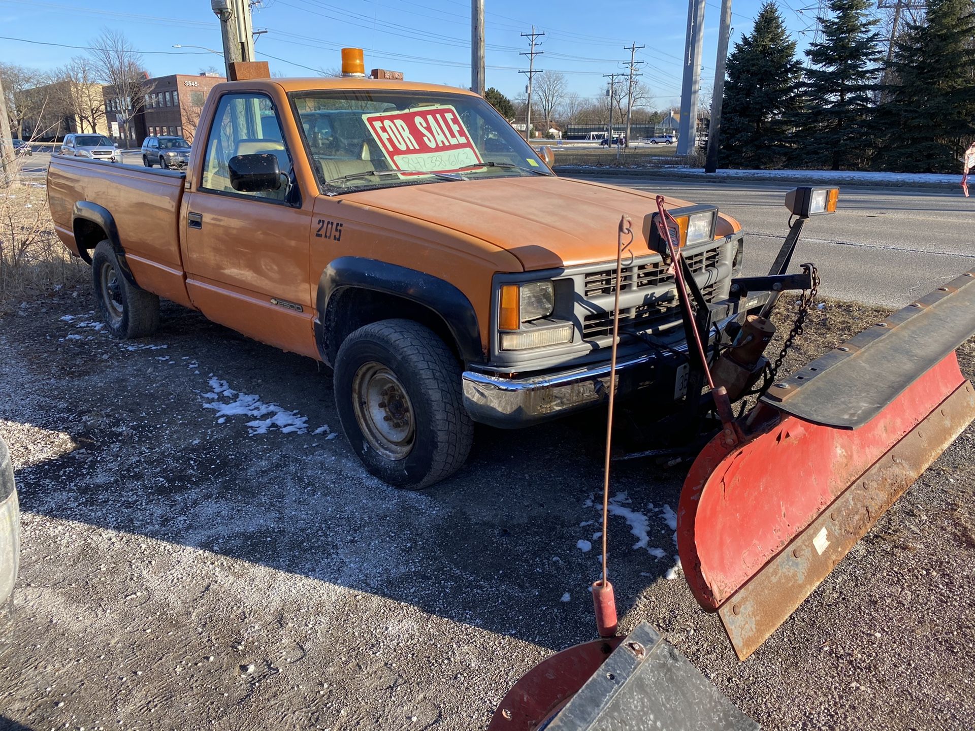 Snow plow trucks for sale, 3 left. All are 9701 Chevys with Western