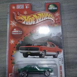 Hot Wheels 2004 Holiday Rods '67 Camaro in green. 