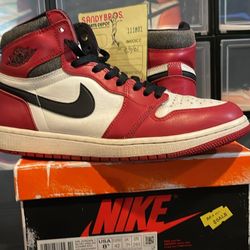 AIR JORDAN 1 RETRO HIGH LOST AND FOUNDS SIZE 8.5
