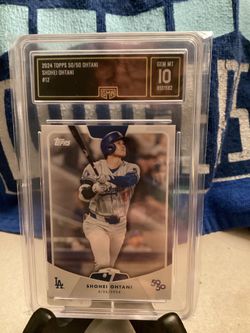 2024 Topps 50/50 Ohtani #12 Shohei Ohtani. Gem. Mint 10.