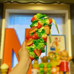 MCM midcentury vintage ceramic strawberry wall decor