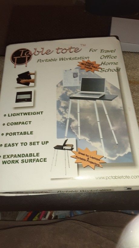 Table Tote Portable Work Station 