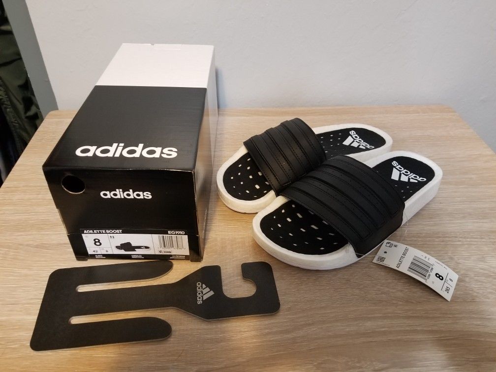 Adidas boost slides size 8