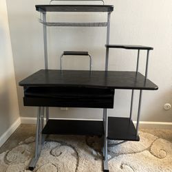 Solid Multi-Tier Computer Desk