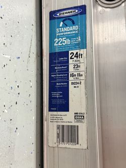 Werner 24 ft Extension Ladder