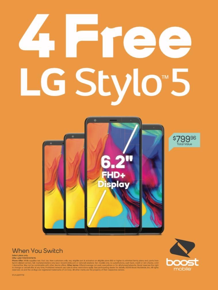 Stylo 5 Free When You Switch