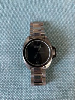 NIXON "The Anthem" Swiss Movement Watch – Stainless Steel / Black Dial (14H)