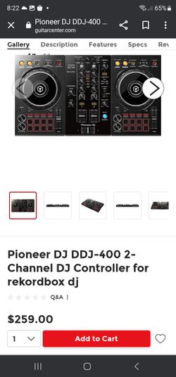 Pioneer DDJ-400 specifications