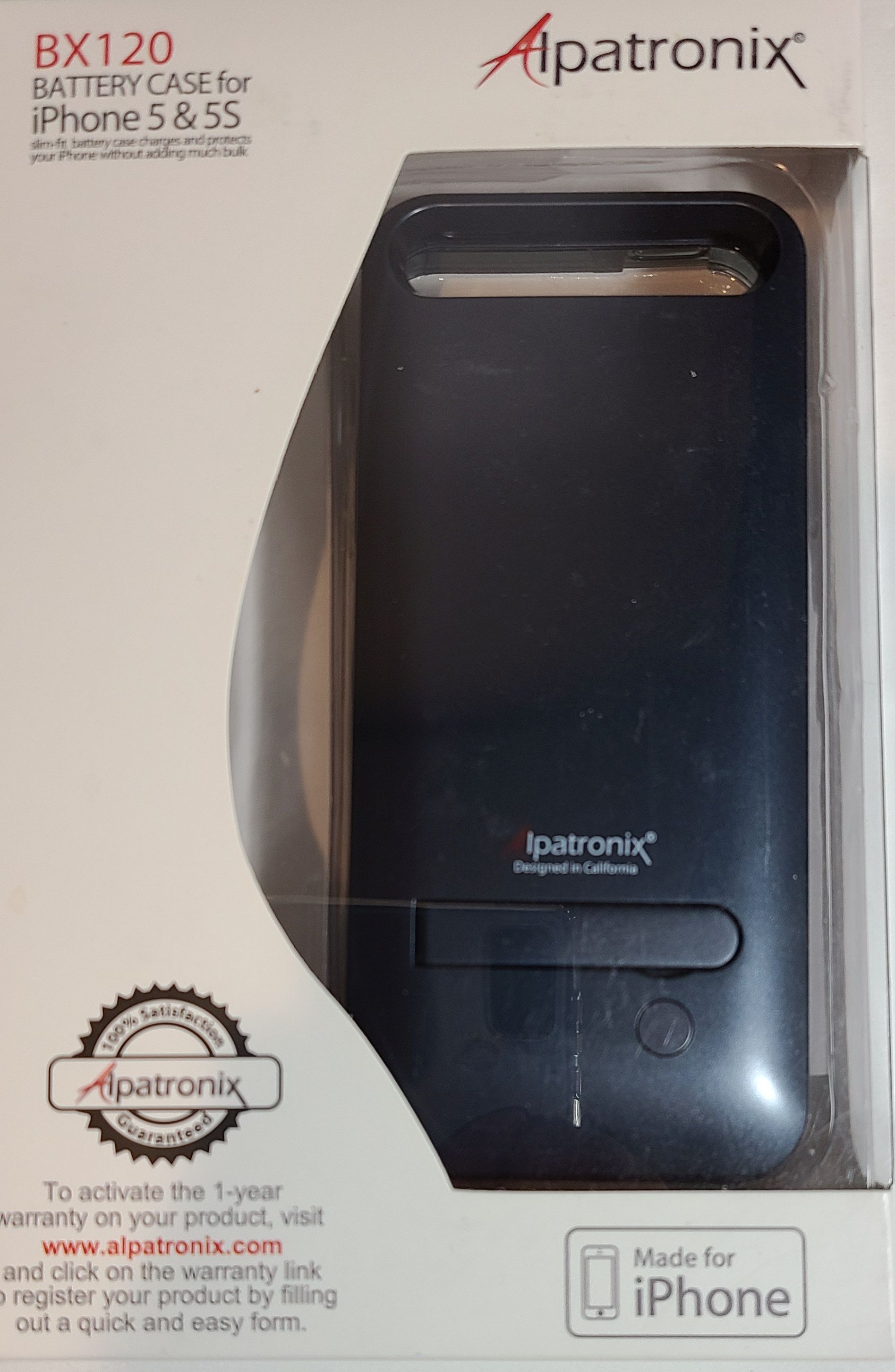 iPhone 5 & iPhone 5S battery case (new) extended life