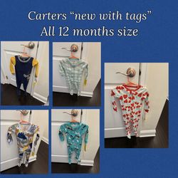 Carters new with Tags Footie Pajamas