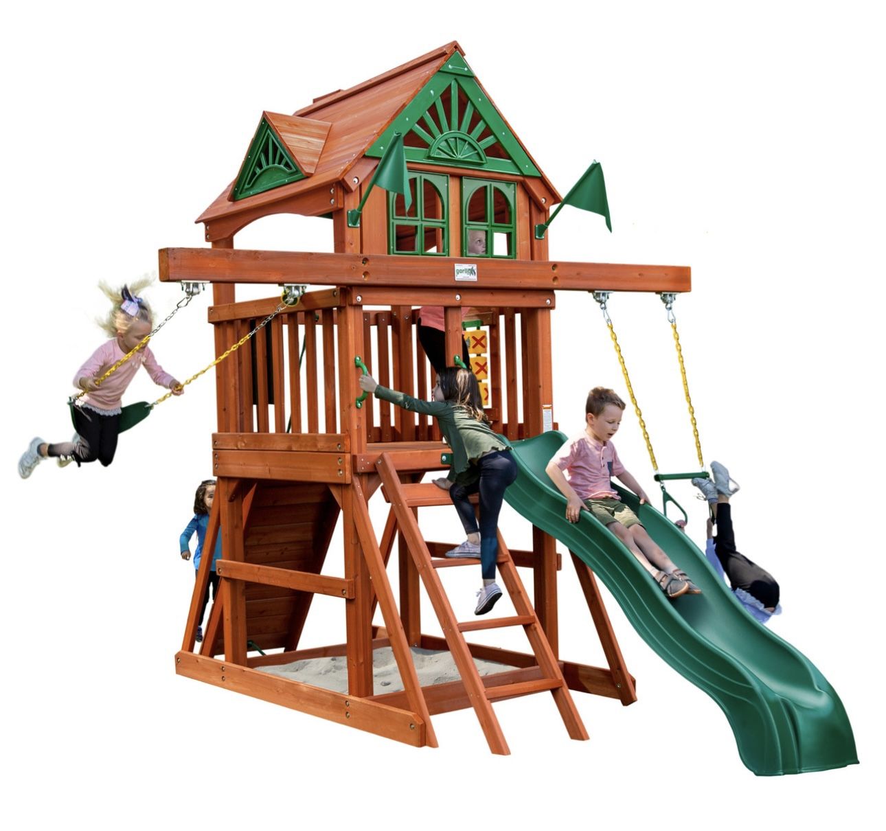 Gorilla Space Saver II Swing Set