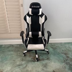 Gaming Chair Black And White S-Racer