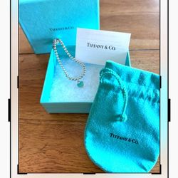 Tiffany Bracelet W Box And Bag