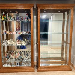 Curio Display Cabinets (zero Nicks or Dings!)