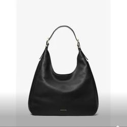 Michael Kors Nolita Large Leather Hobo Shoulder Bag - Black