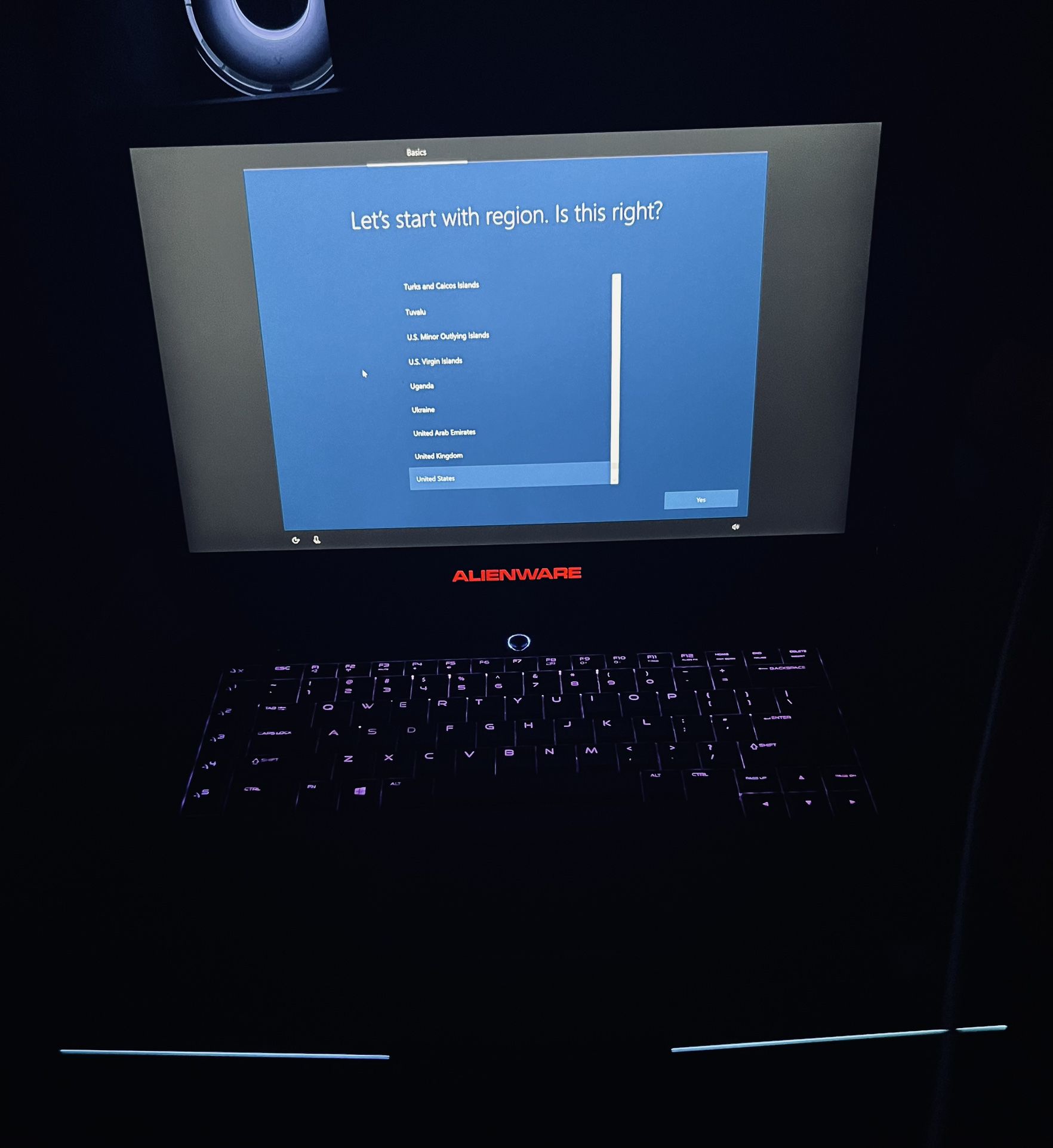 Gaming Laptop (Alienware)