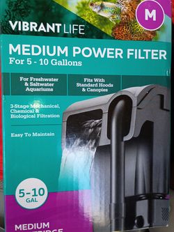 filter for tank with secondary filter