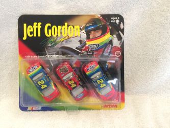 Three Jeff Gordon Cars