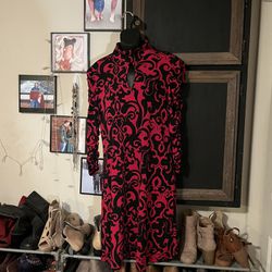 Stunning INC international concepts Black/Red Dress Large