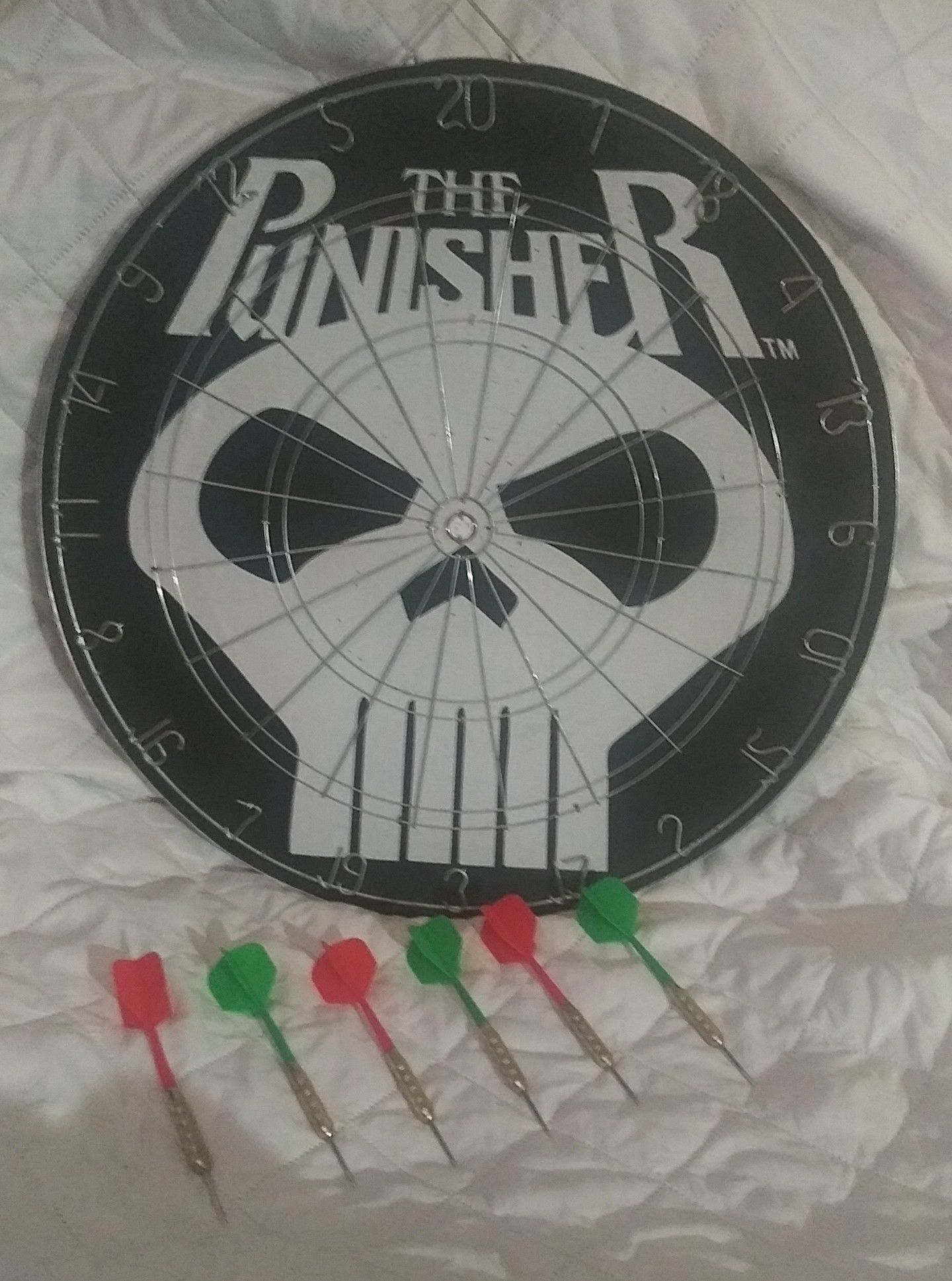 The Punisher Dart Board